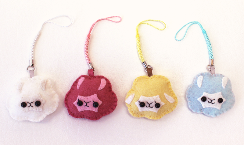 Alpaca Plushie Cell Phone Straps