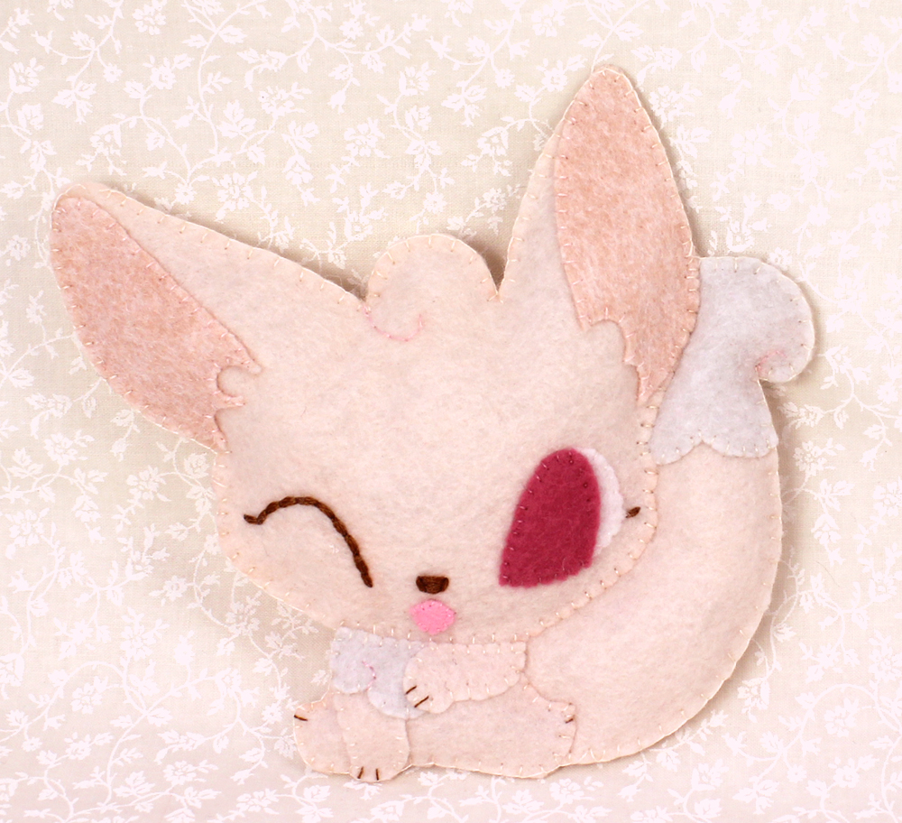 PDF Plush Cute Sewing Pattern Fennec Fox Girl by TeacupLion