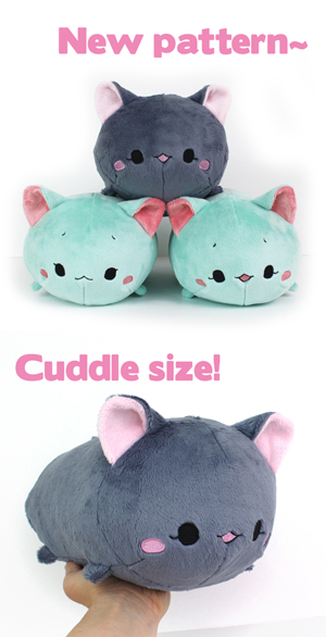 neko roll plush sewing pattern cuddle size