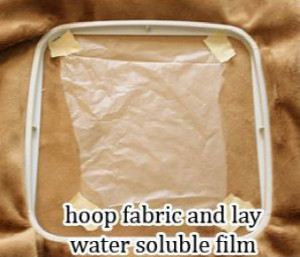 embroidery topping
