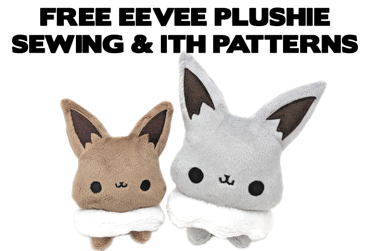 Free Pattern Friday! Eeveelution Sitting Plush – Sew Desu Ne?